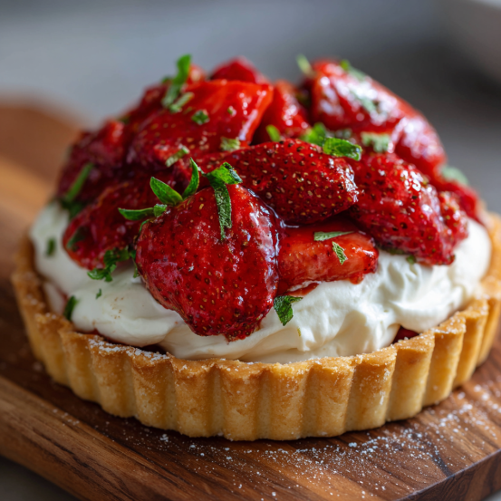 Strawberry Tart with Mascarpone