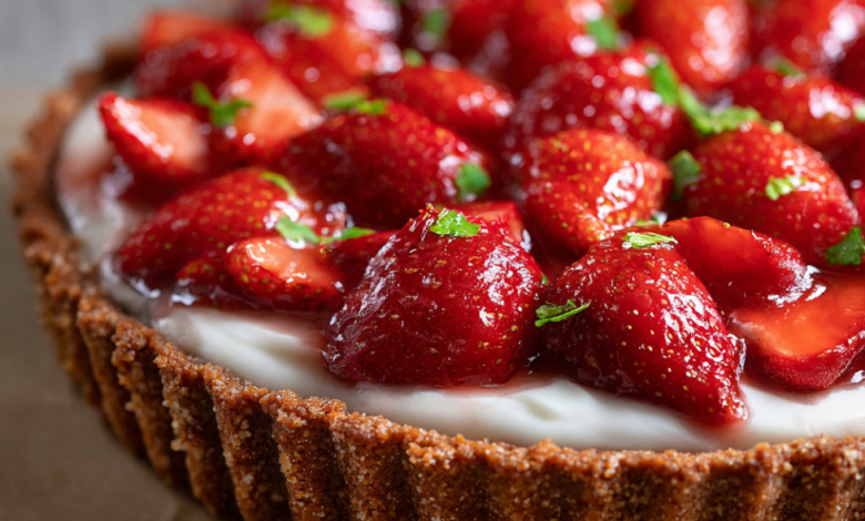 Vegan Strawberry Tart