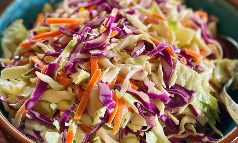 The Best Ever No Mayo Vinegar Coleslaw Recipe