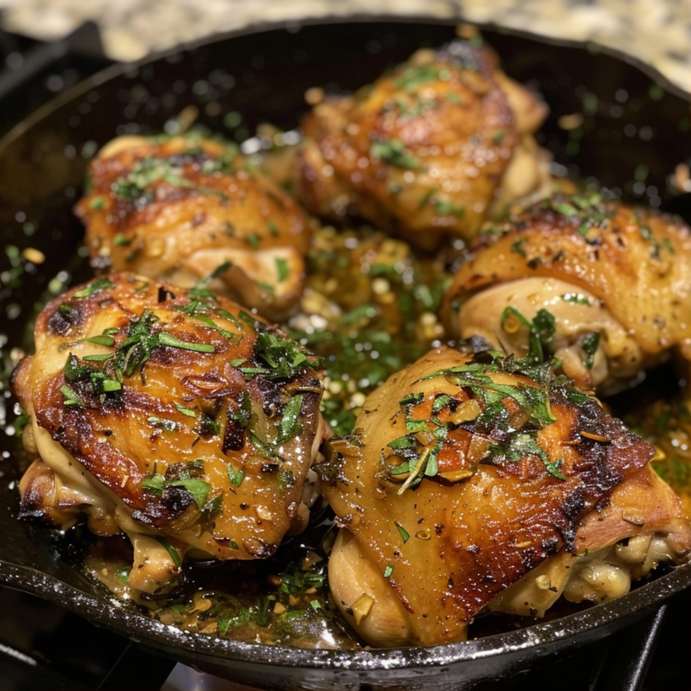 Garlic Butter Chicken Thighs: A Flavorful One-Pan Dinner