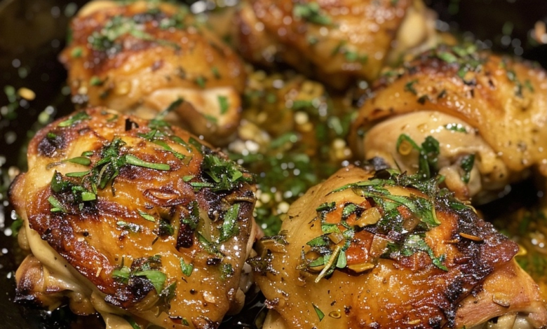 Garlic Butter Chicken Thighs: A Flavorful One-Pan Dinner