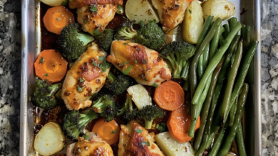Sheet Pan Garlic Butter Chicken and Veggies