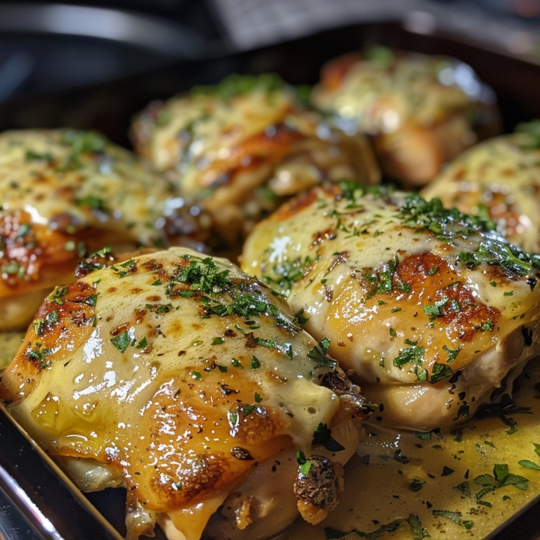 Oven Roasted Garlic Butter Chicken Recipe