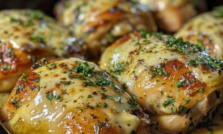 Oven Roasted Garlic Butter Chicken Recipe
