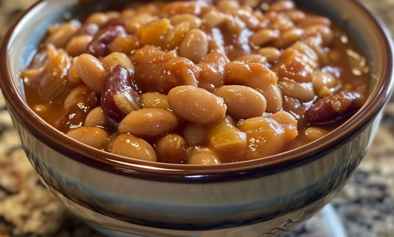 Easy Baked Beans Recipe with No Meat or Alcohol
