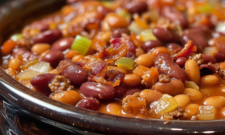 Easy Baked Beans with Ground Beef and Brown Sugar Alternative