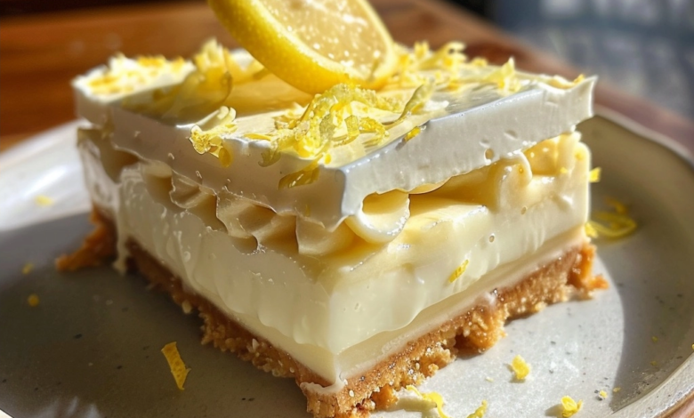 No Bake Lemon Dessert: A Zesty, Make-Ahead Treat