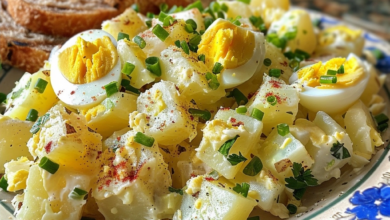 Old Fashioned Potato Salad with Eggs