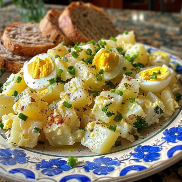Old Fashioned Potato Salad with Eggs