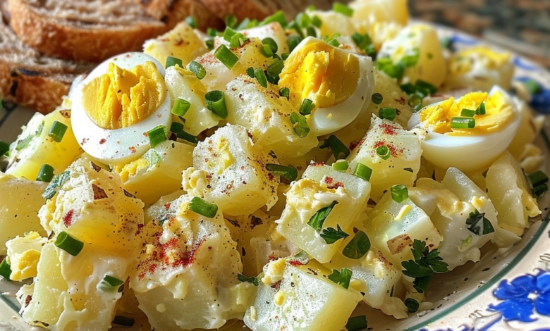 Old Fashioned Potato Salad with Eggs