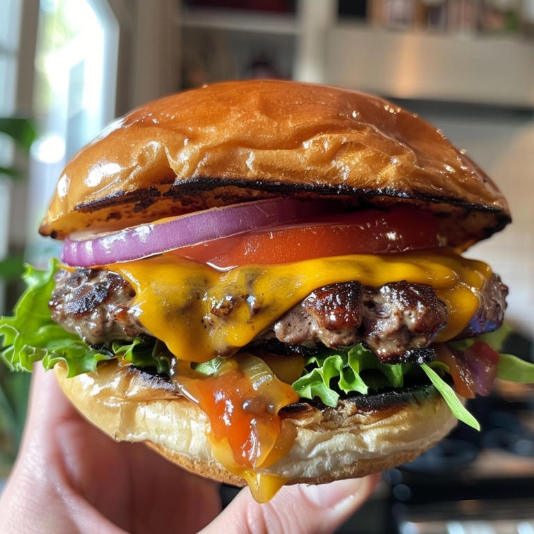 Best Juicy Homemade Burgers with Tender Meat and Flavorful Fixings