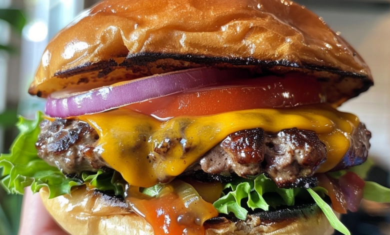 Best Juicy Homemade Burgers with Tender Meat and Flavorful Fixings